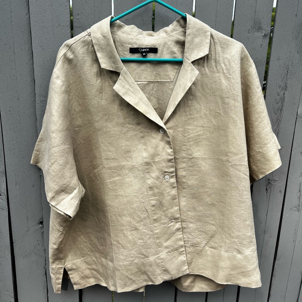 Quince Linen Shirt XL